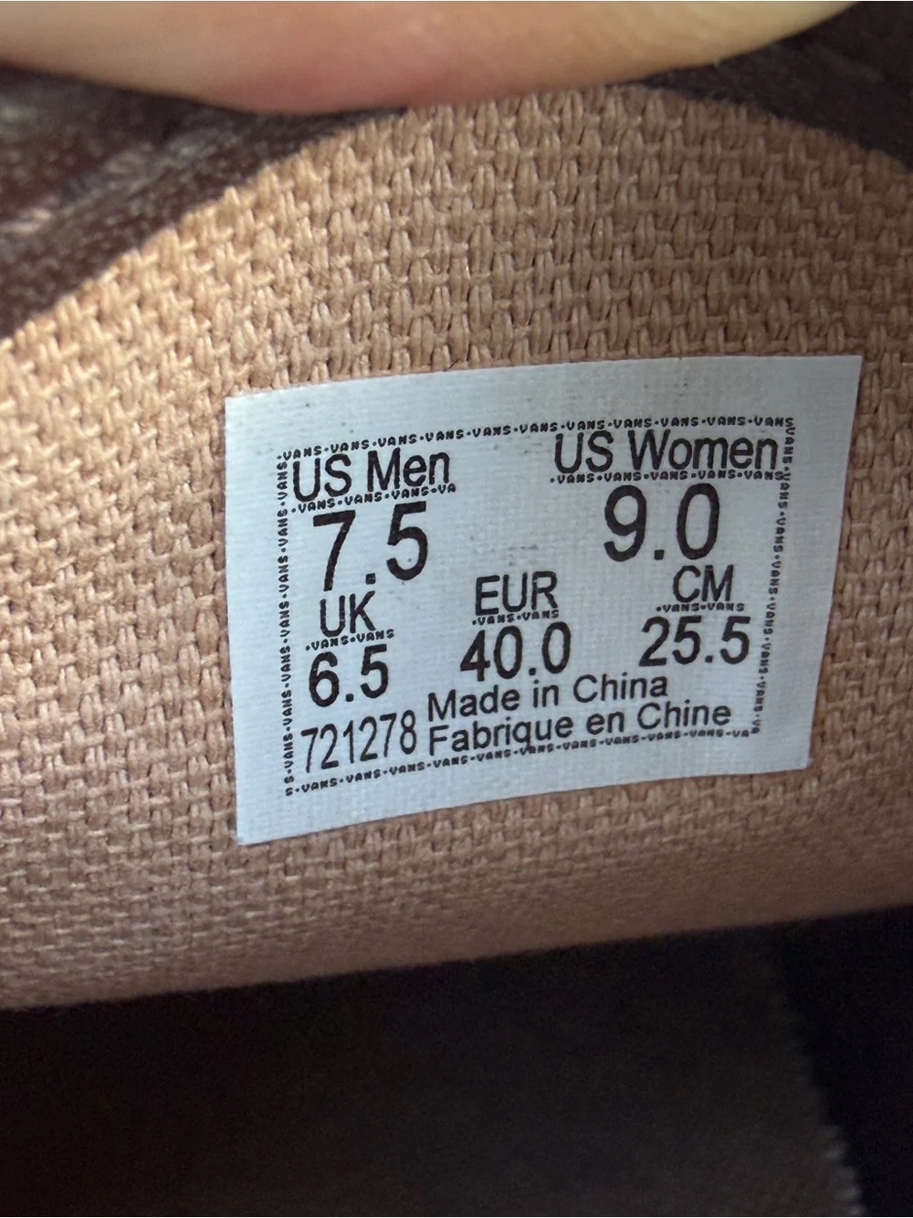 Vans Era Lux Leather Brown Low-Top Sneakers Men’s 7.5 Women’s 9 Unisex Skater